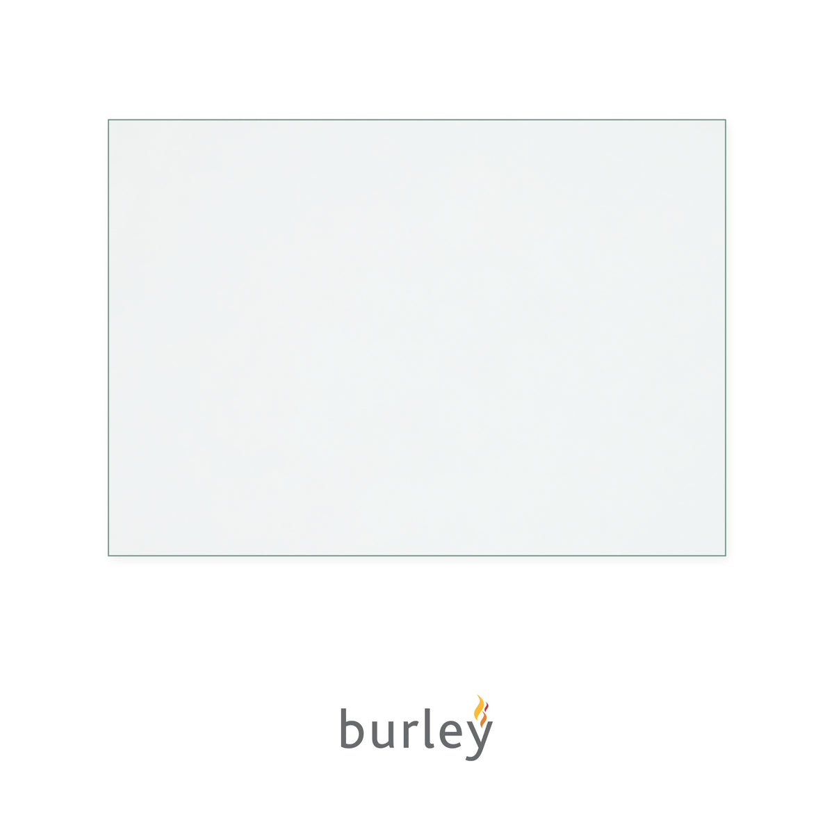Burley Brampton 9108 replacement stove glass, 325 mm high x 460 mm wide, 4 mm thick