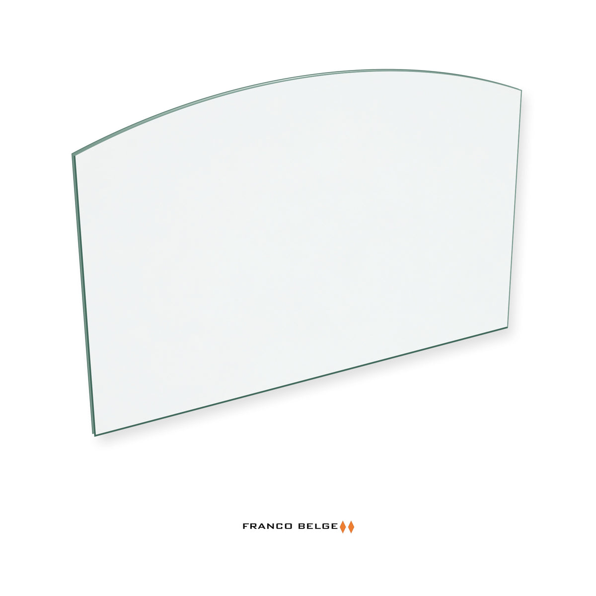 Franco Belge Montefort Mk 1 replacement glass, 332 x 215 mm, 4 mm thick