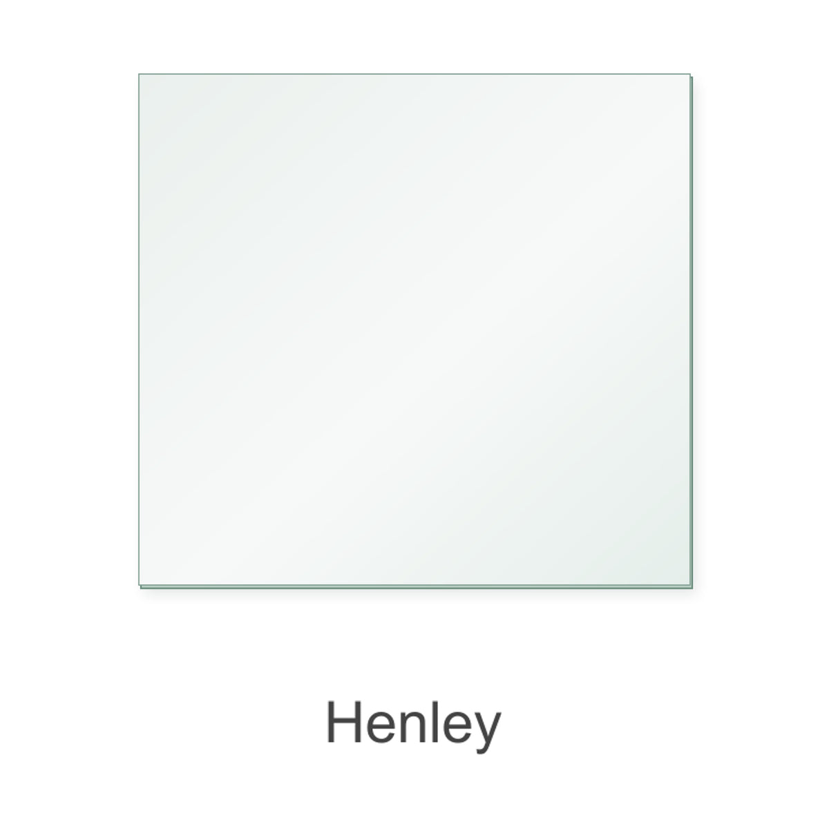 Henley Erne replacement glass, 260 x 241 mm, 4 mm thick