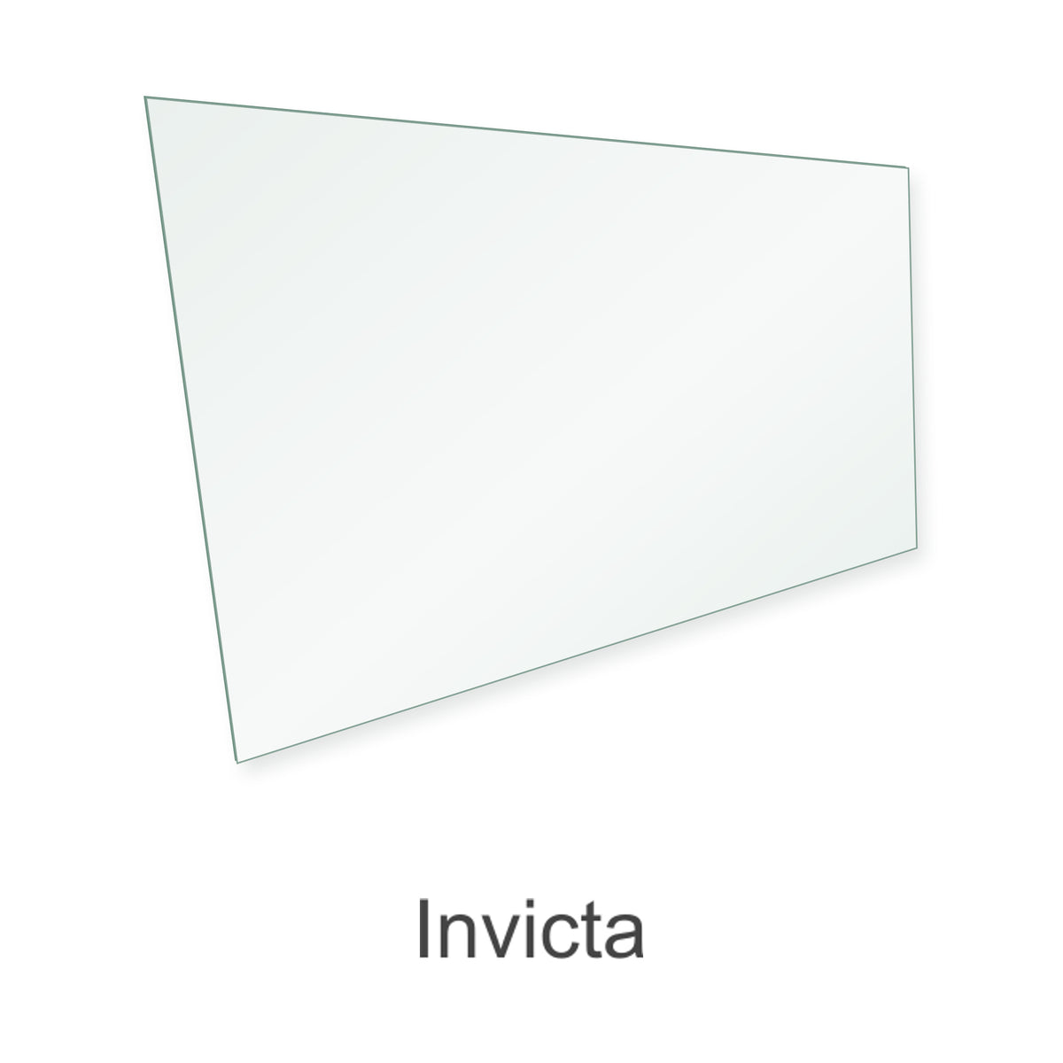 Invicta Chamane replacement glass, 565 x 407 mm, 4 mm thick