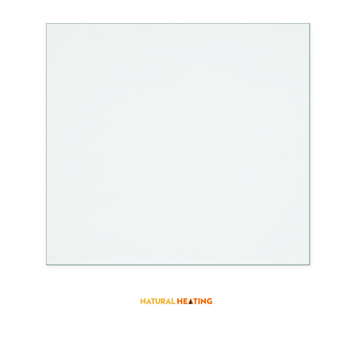 Natural Heating Harvester replacement stove glass, 220 mm high x 240 mm wide, 4 mm thick