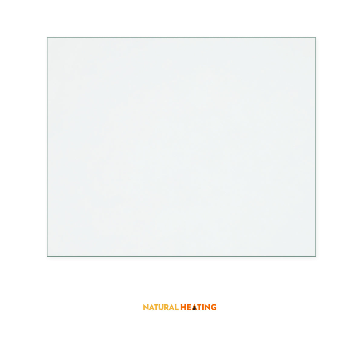 Natural Heating Mini Coachman Bsv092 replacement stove glass, 208 mm high x 255 mm wide, 4 mm thick
