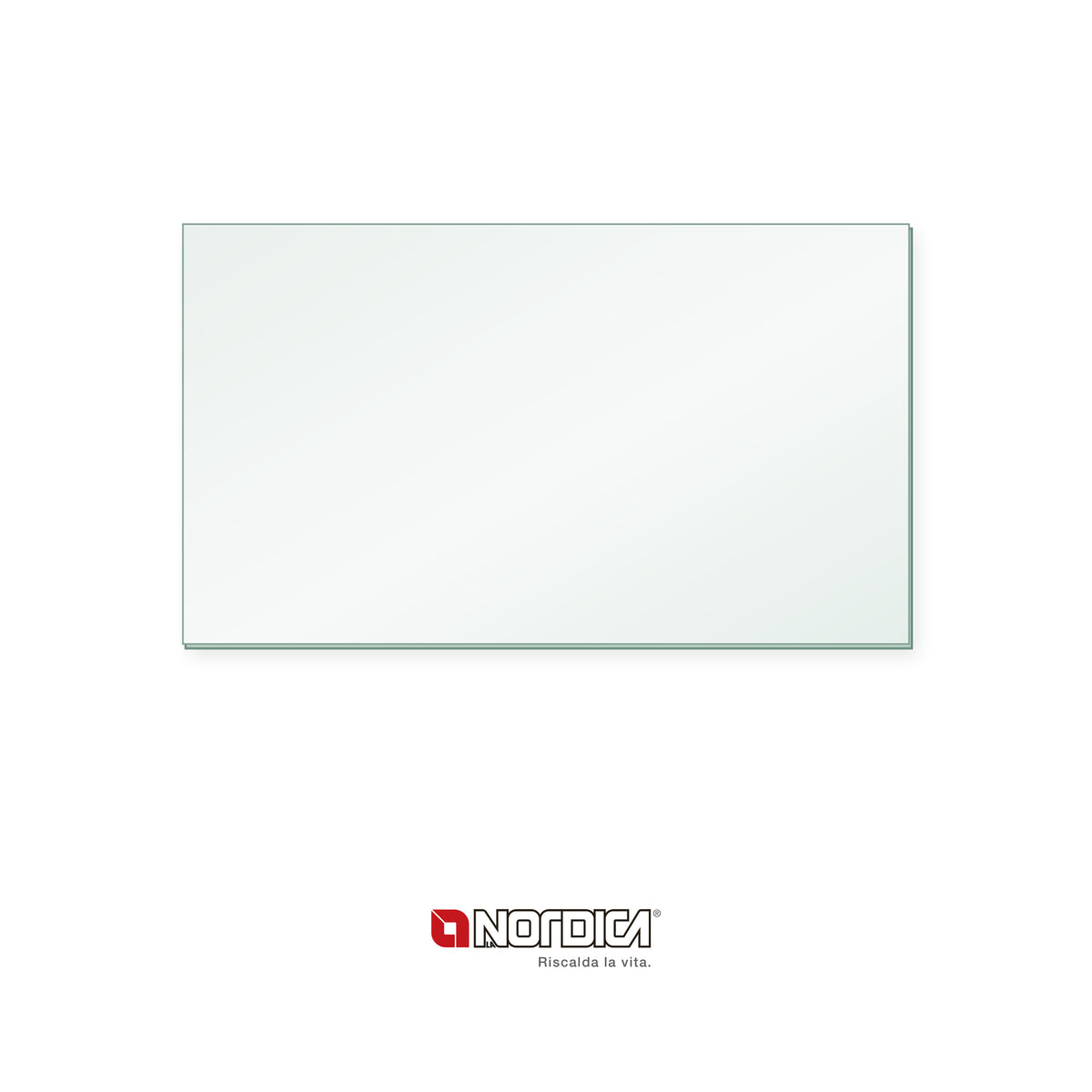 Nordica Issetta replacement stove glass, rectangle