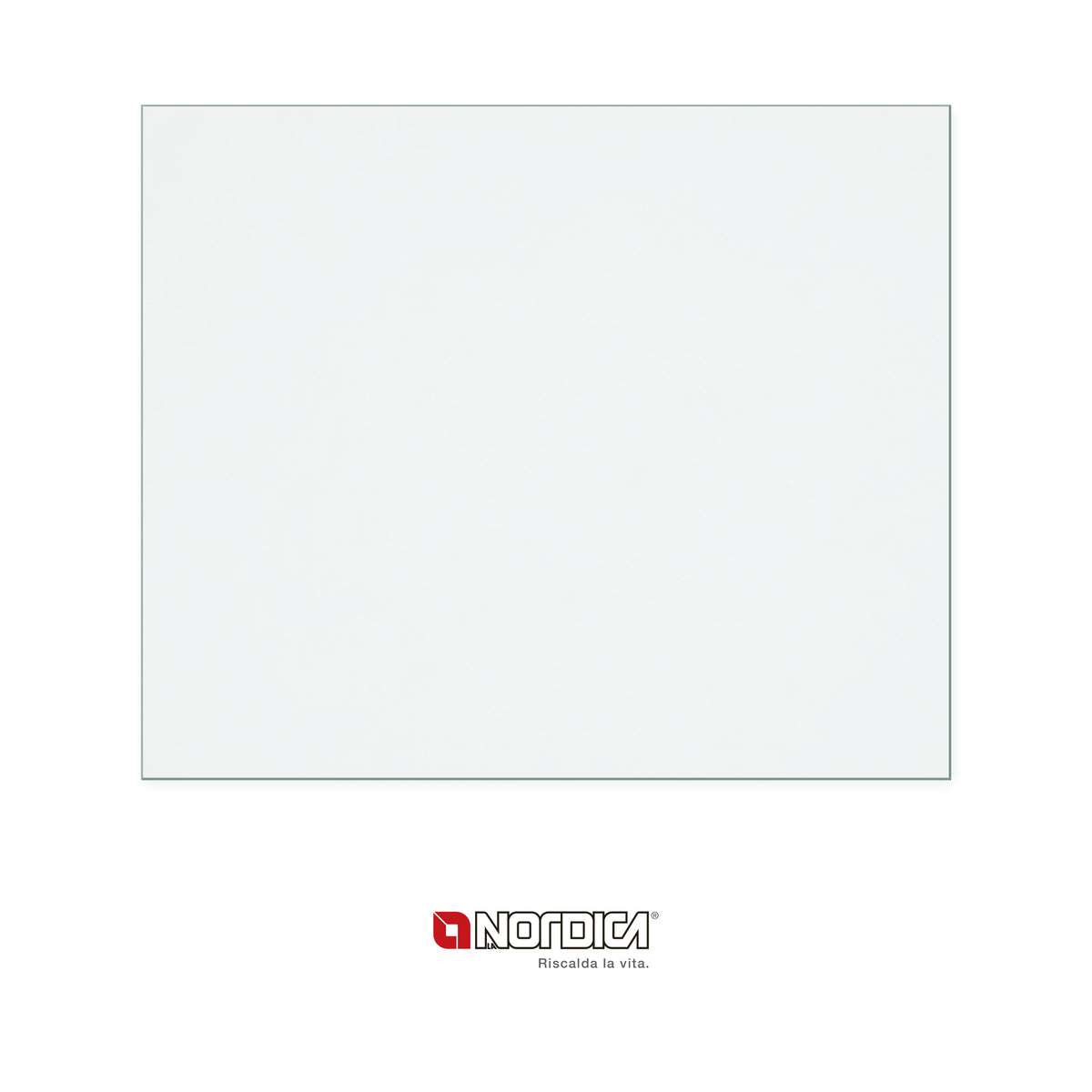 Nordica Sovrana (Inner door) replacement stove glass, 165 mm high x 198 mm wide, 4 mm thick