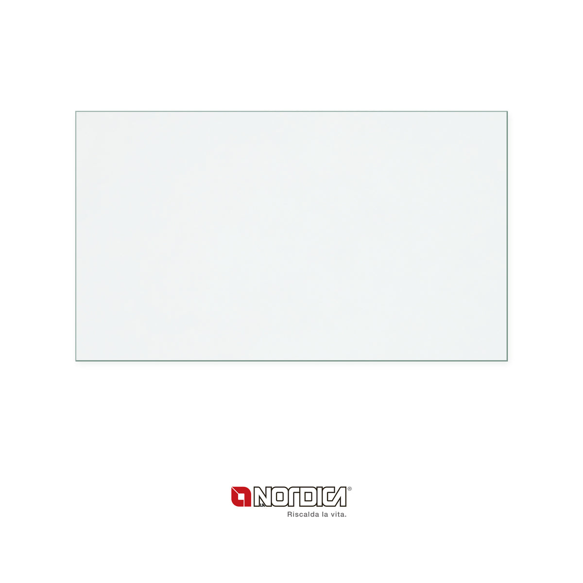 Nordica Supreme standard, L/H inner door replacement stove glass, 218 mm high x 377 mm wide, 4 mm thick