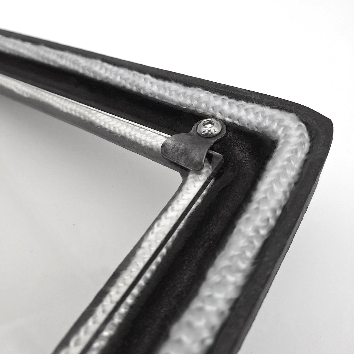 Poplar Mazona Cairo ST0406 Stove Glass, Clips, Seals 260 x 185 Door Refurb Kit - StoveSpareGlass