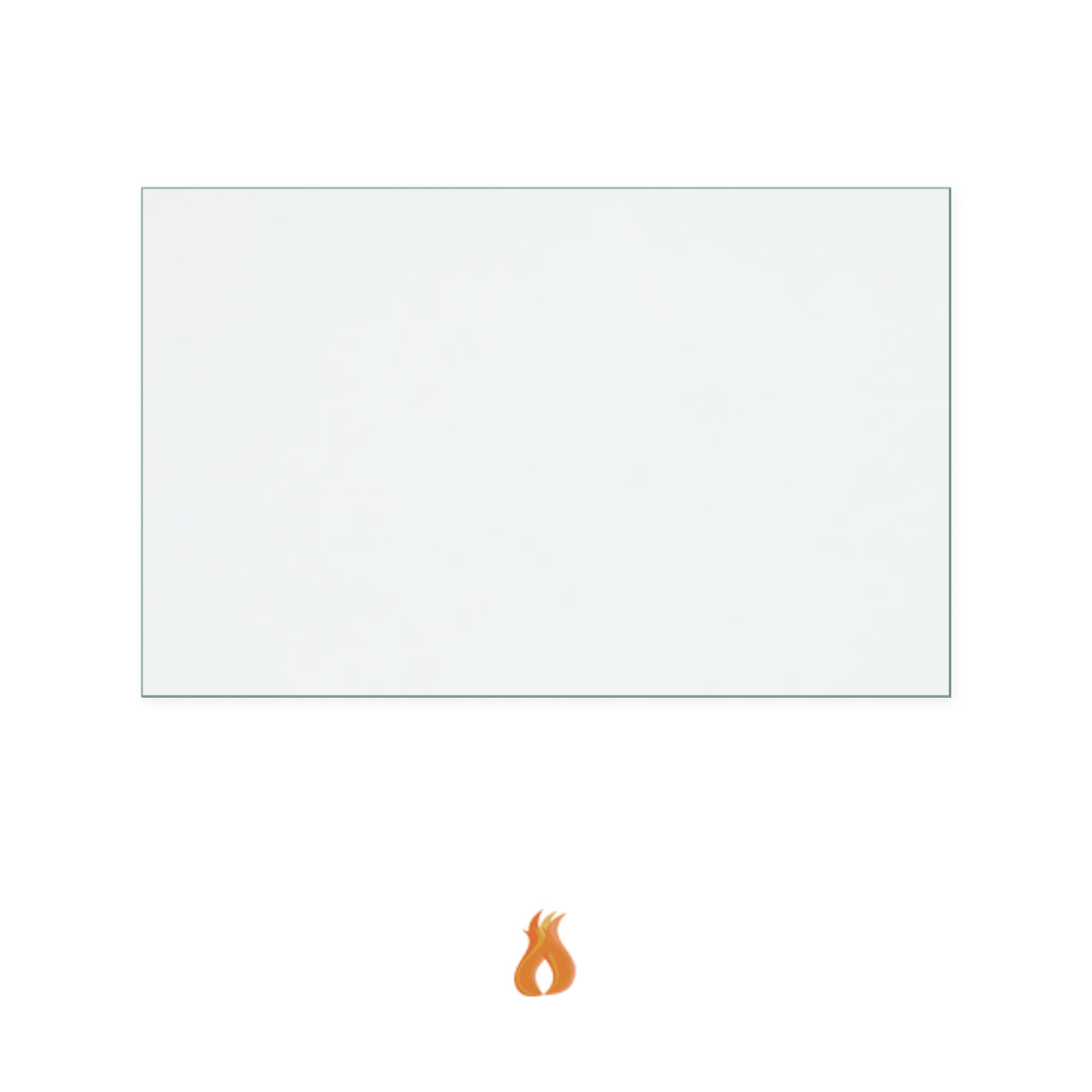 Stove World UK Cosyfire 12 Double Sided Stove replacement stove glass, 280 mm high x 445 mm wide, 4 mm thick