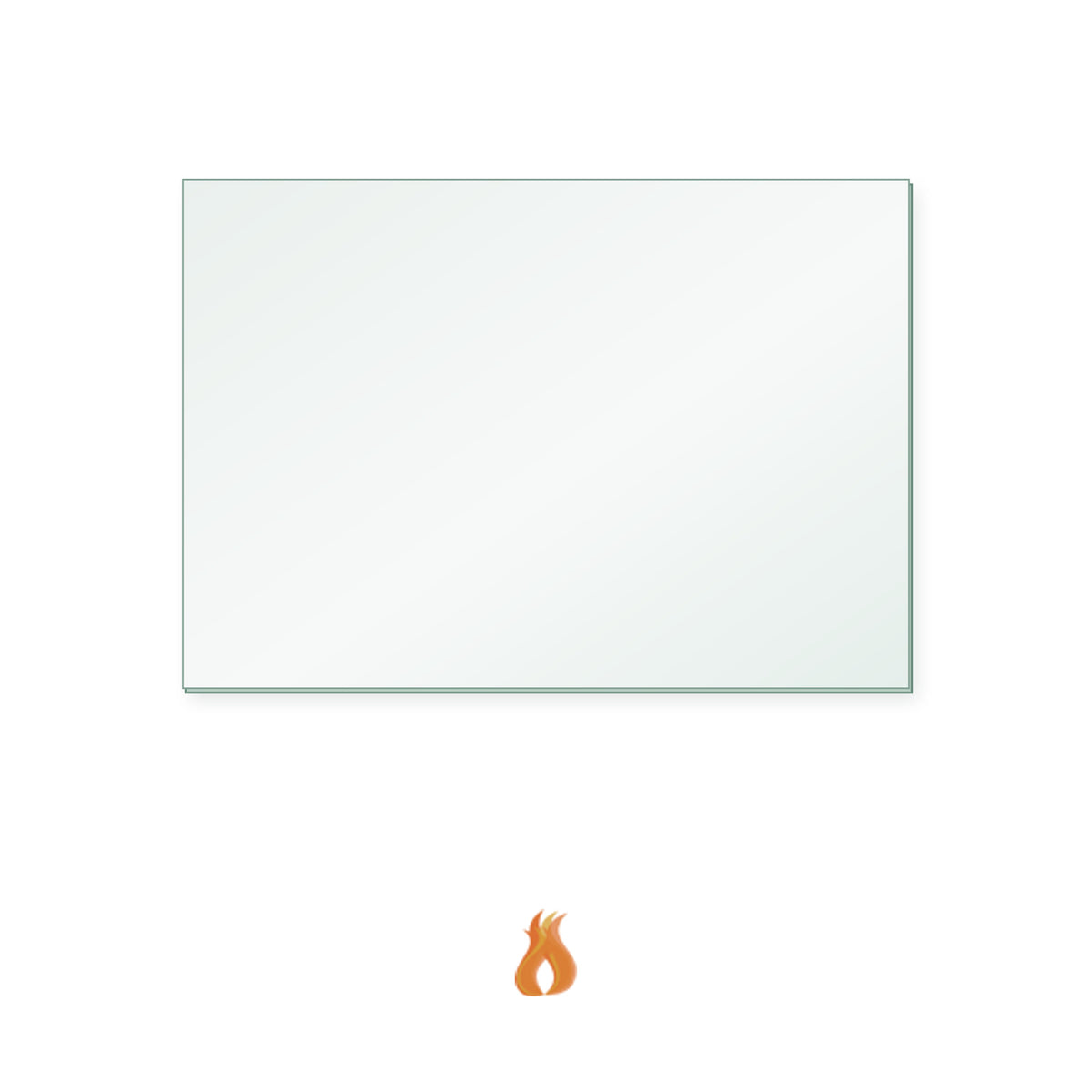 Stove World UK Cosyfire 17 replacement stove glass, rectangle