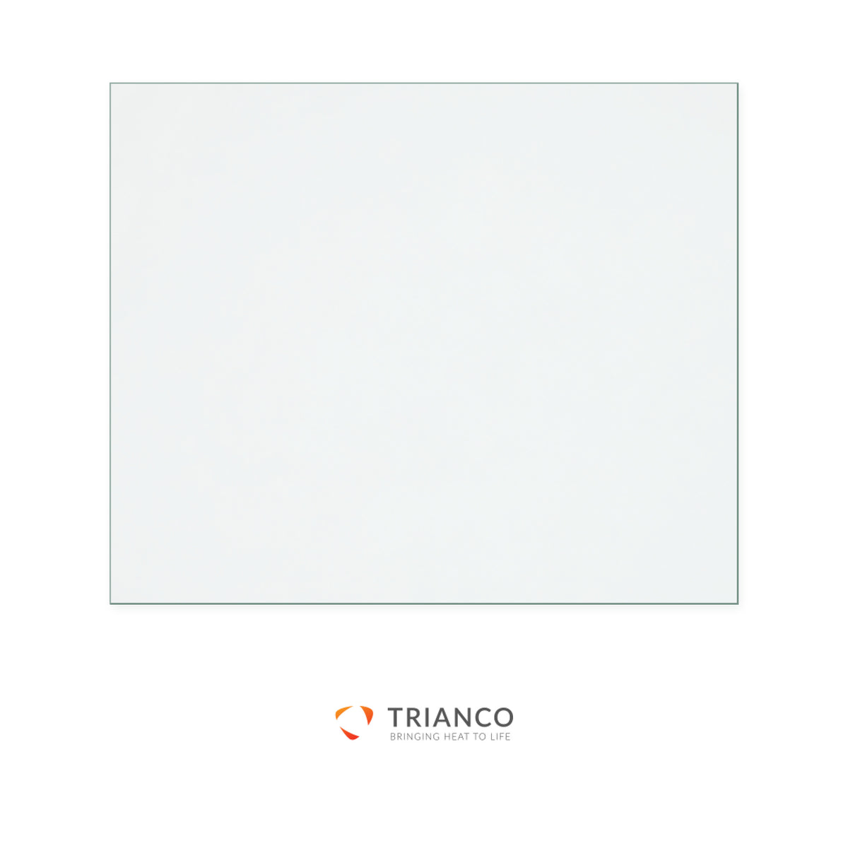 Trianco TRH MK4 replacement stove glass, 263 mm high x 317 mm wide, 4 mm thick