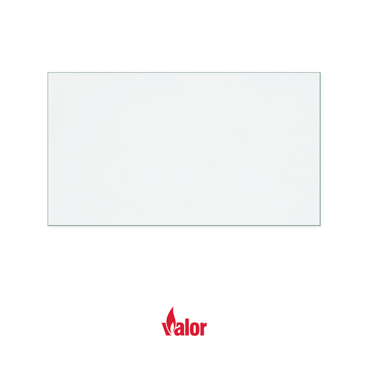 Valor Radiance replacement stove glass, 343 mm high x 610 mm wide, 4 mm thick