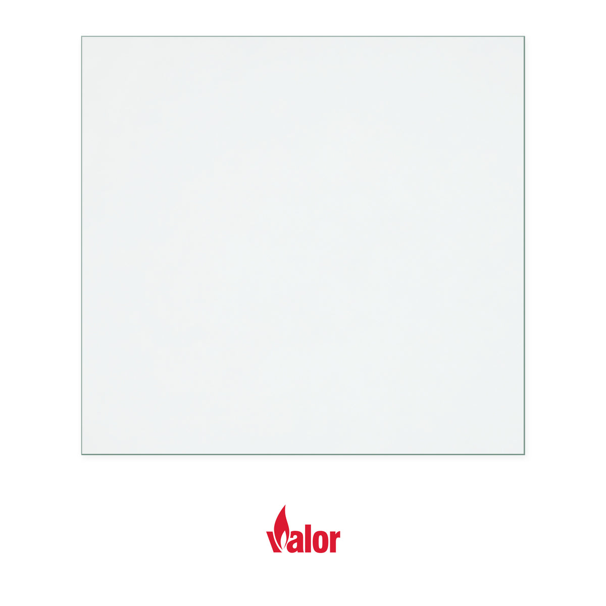 Valor Willow replacement stove glass, 170 mm high x 180 mm wide, 4 mm thick