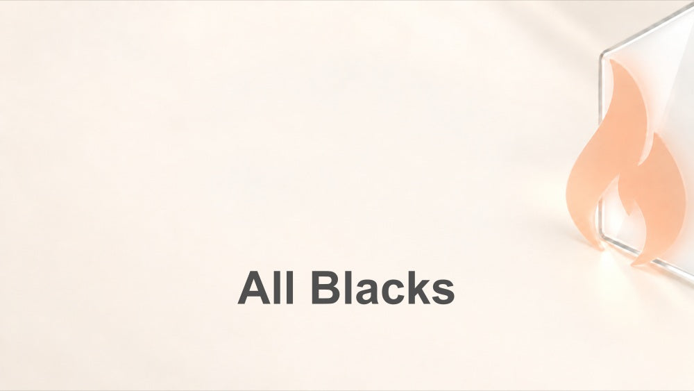 All Blacks Stove Glass