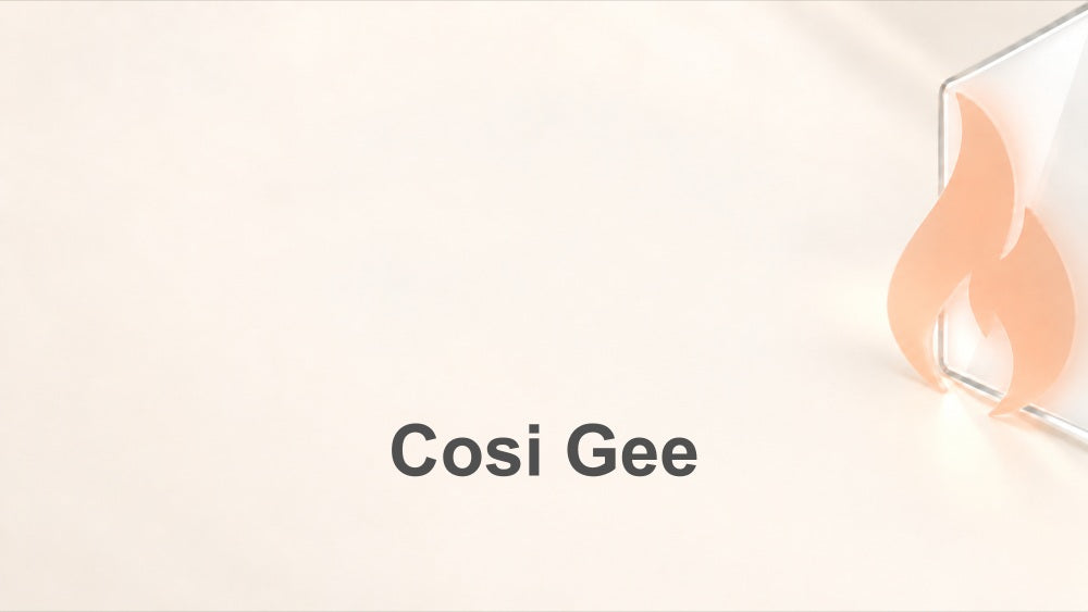 Cosi Gee Stove Glass