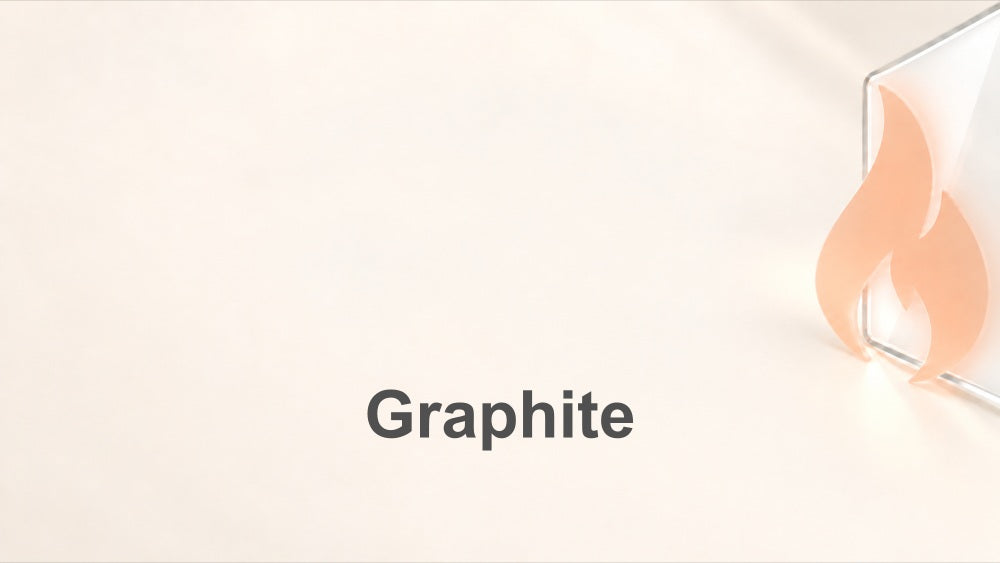 Graphite Stove Glass