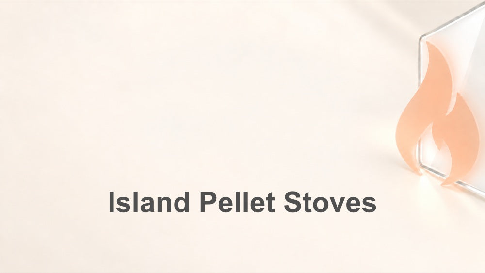 Island Pellet Stove Glass