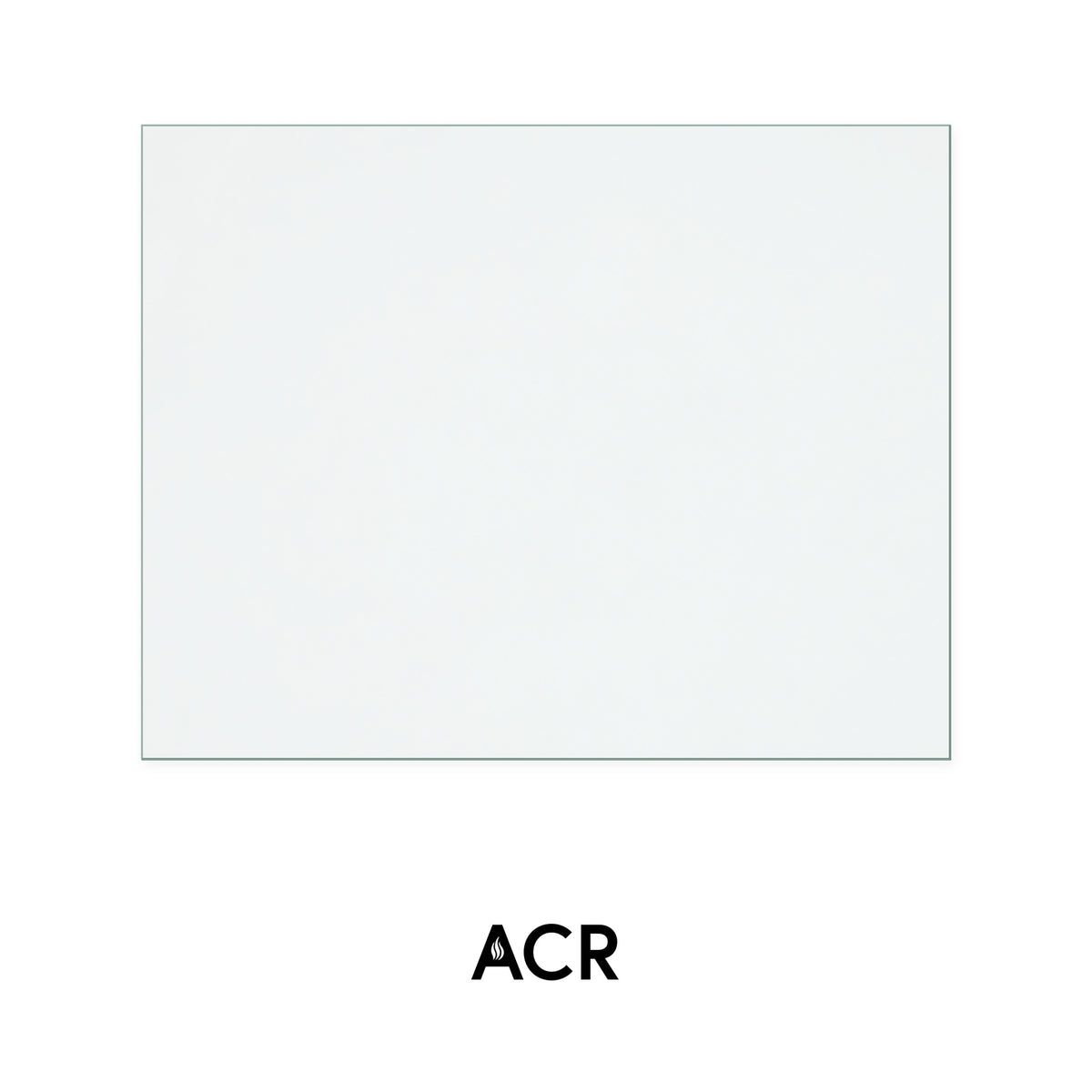 ACR Buxton replacement stove glass, 320 mm high x 408 mm wide, 4 mm thick
