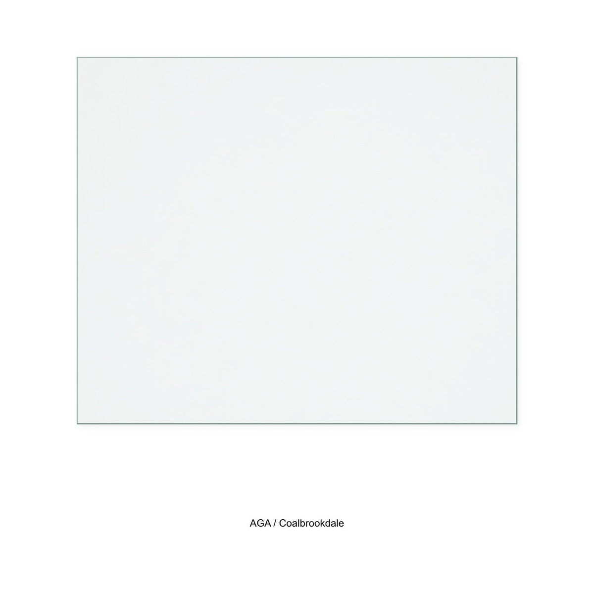 AGA / Coalbrookdale Darby A Replacement Stove Glass with New Seal - StoveSpareGlass
