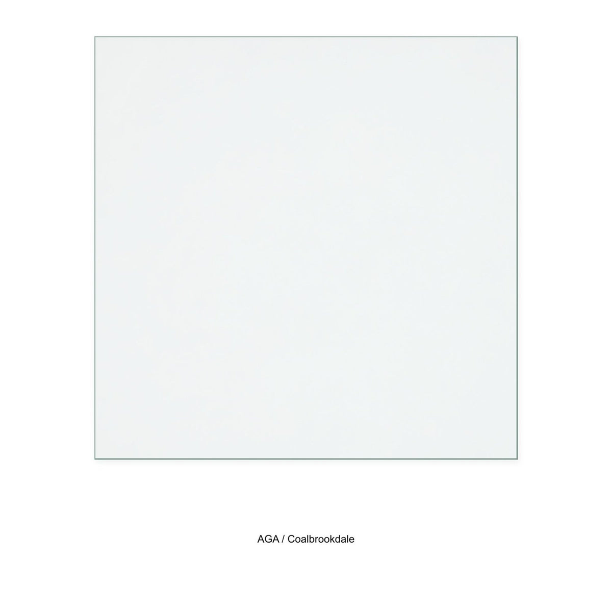 AGA / Coalbrookdale Little Wenlock Mk 1 Replacement Stove Glass with New Seal - StoveSpareGlass
