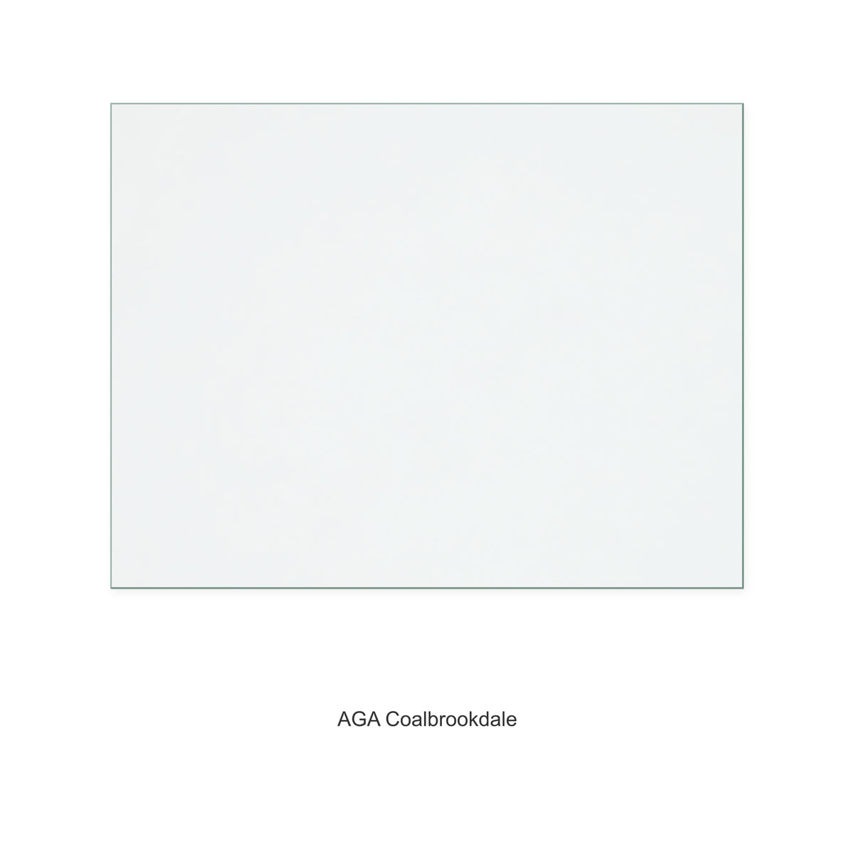 AGA Coalbrookdale Ludlow EC5W replacement stove glass, 345 mm high x 450 mm wide, 4 mm thick
