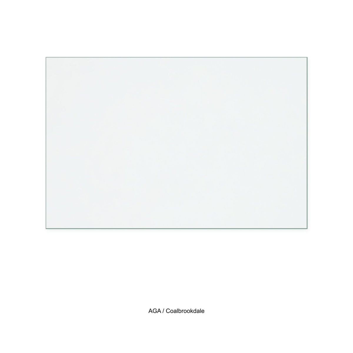 AGA / Coalbrookdale Minsterley Replacement Stove Glass with New Seal - StoveSpareGlass