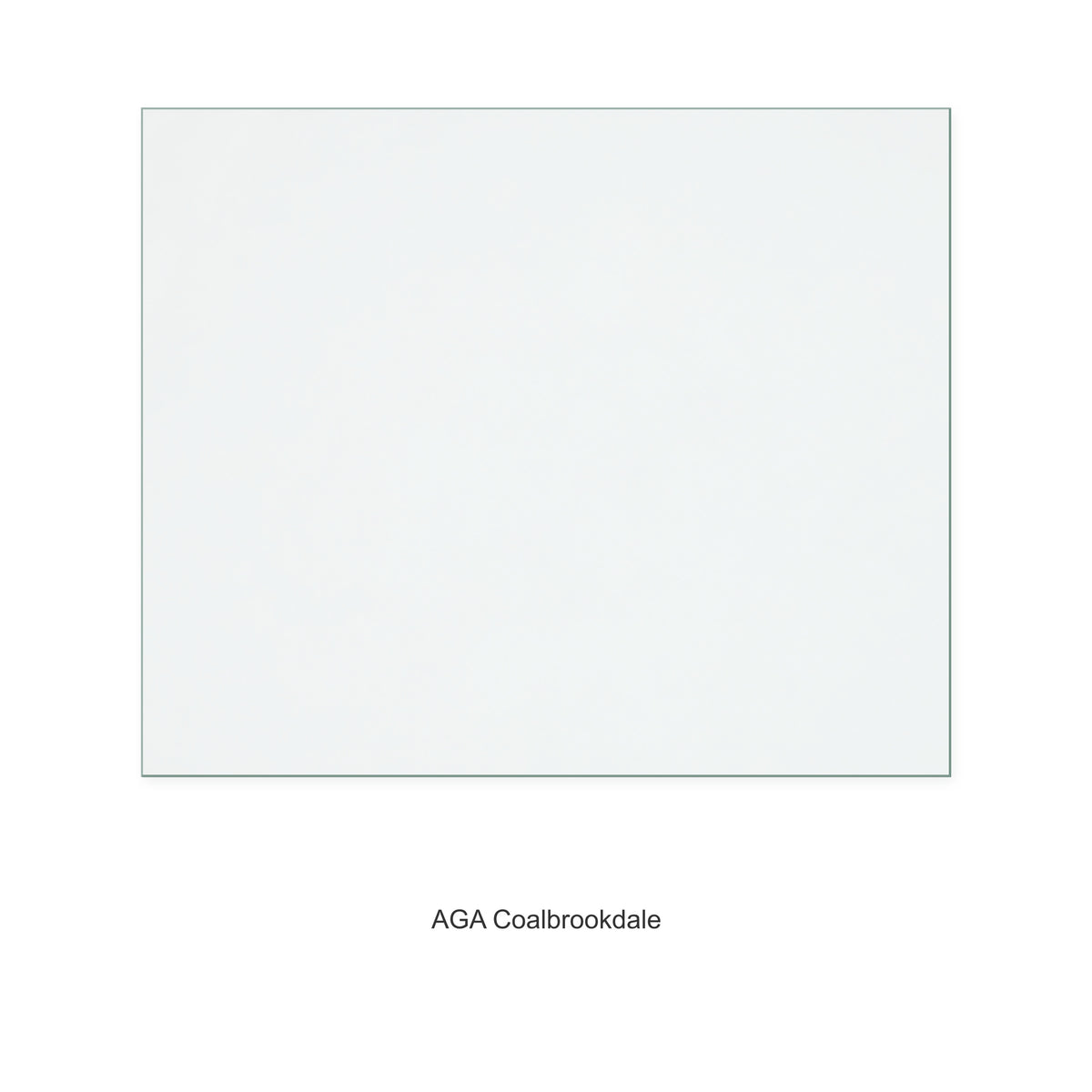 AGA Coalbrookdale Much Wenlock Classic replacement stove glass, 266 mm high x 322 mm wide, 4 mm thick