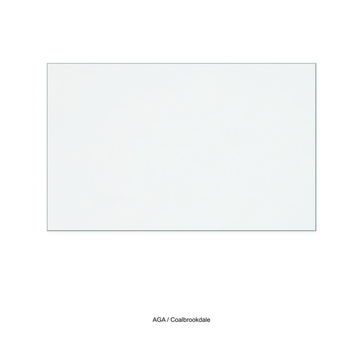 AGA / Coalbrookdale Much Wenlock Mk 1 Replacement Stove Glass with New Seal - StoveSpareGlass