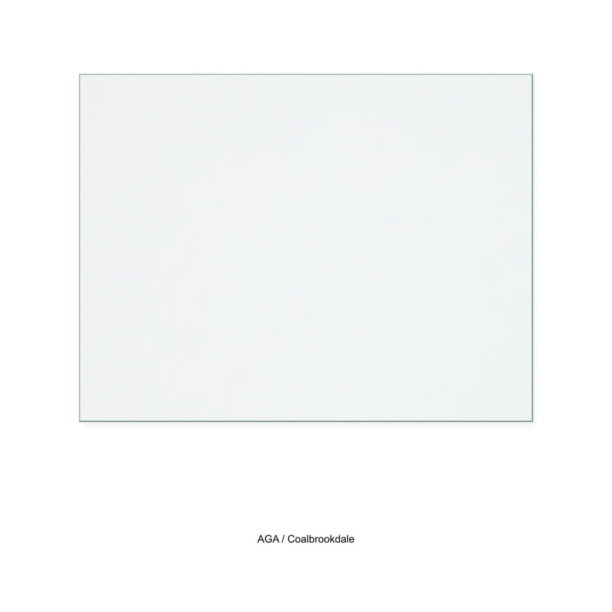 AGA / Coalbrookdale Much Wenlock Mk 2 Replacement Stove Glass with New Seal - StoveSpareGlass