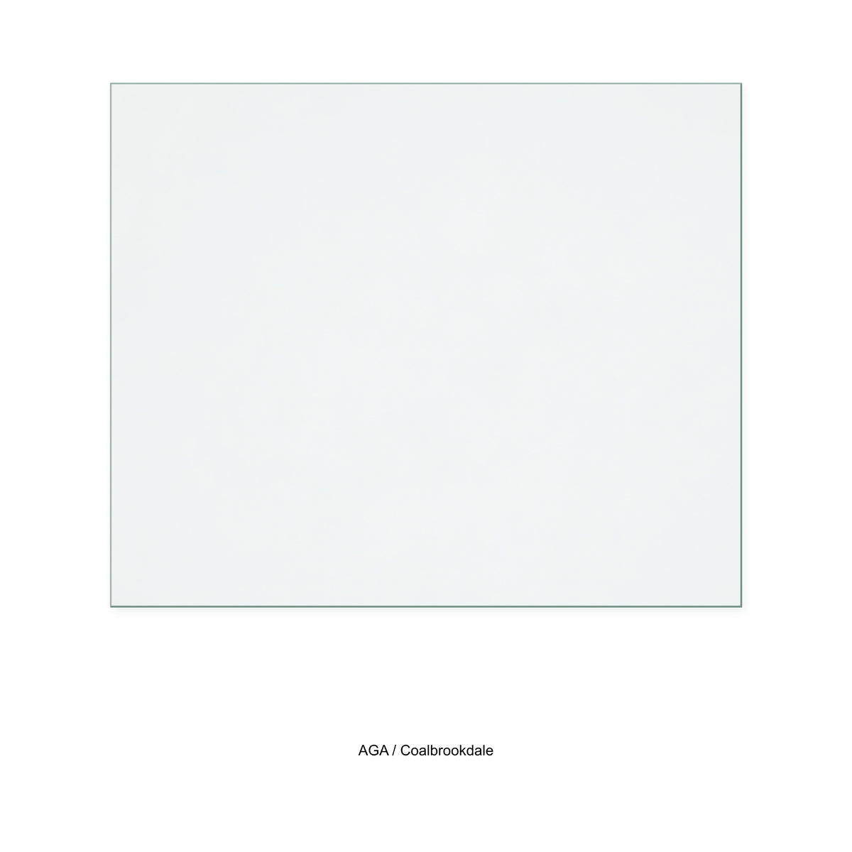 AGA / Coalbrookdale Osi replacement glass, 188 x 156 mm, 4 mm thick