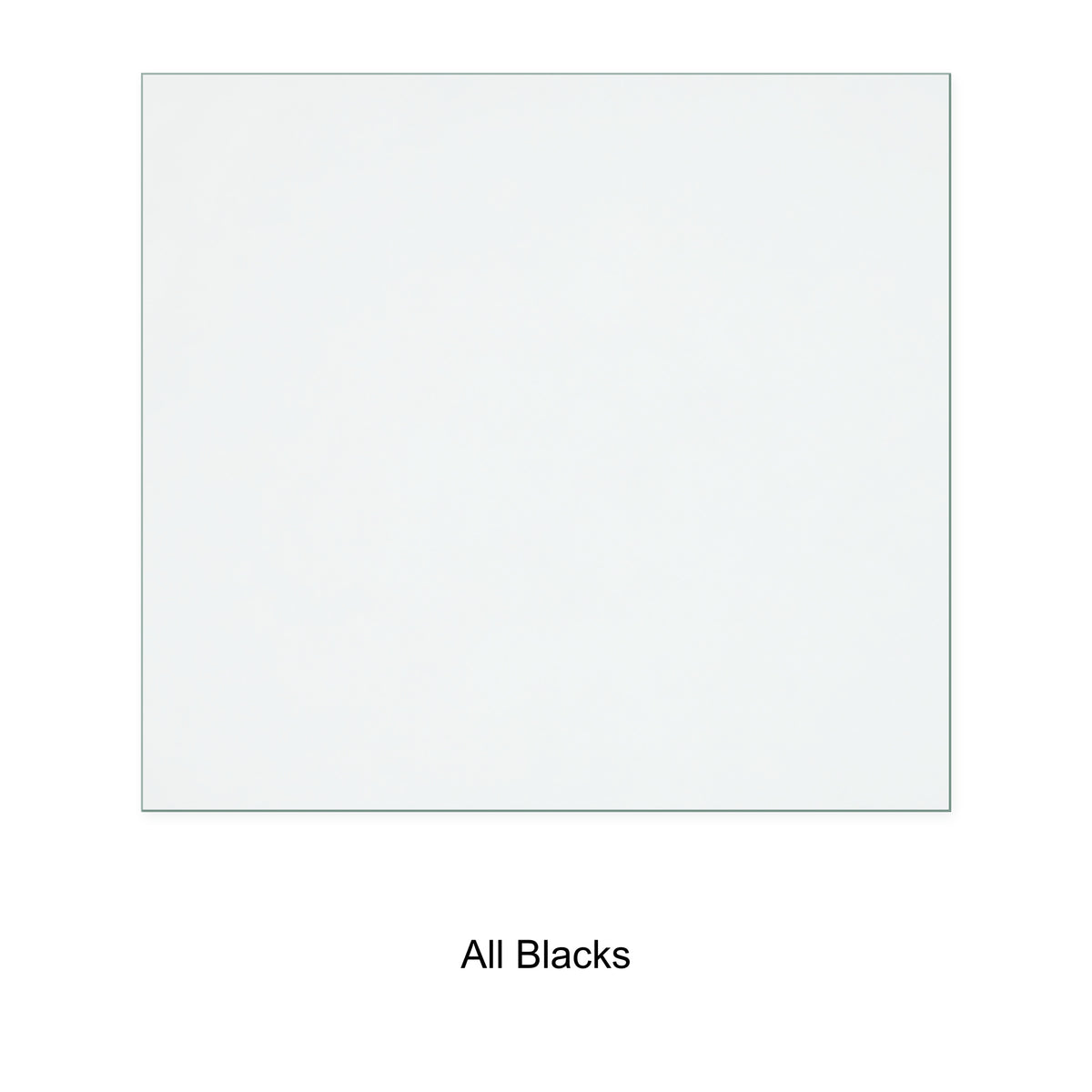All Blacks Auckland rectangular replacement stove glass