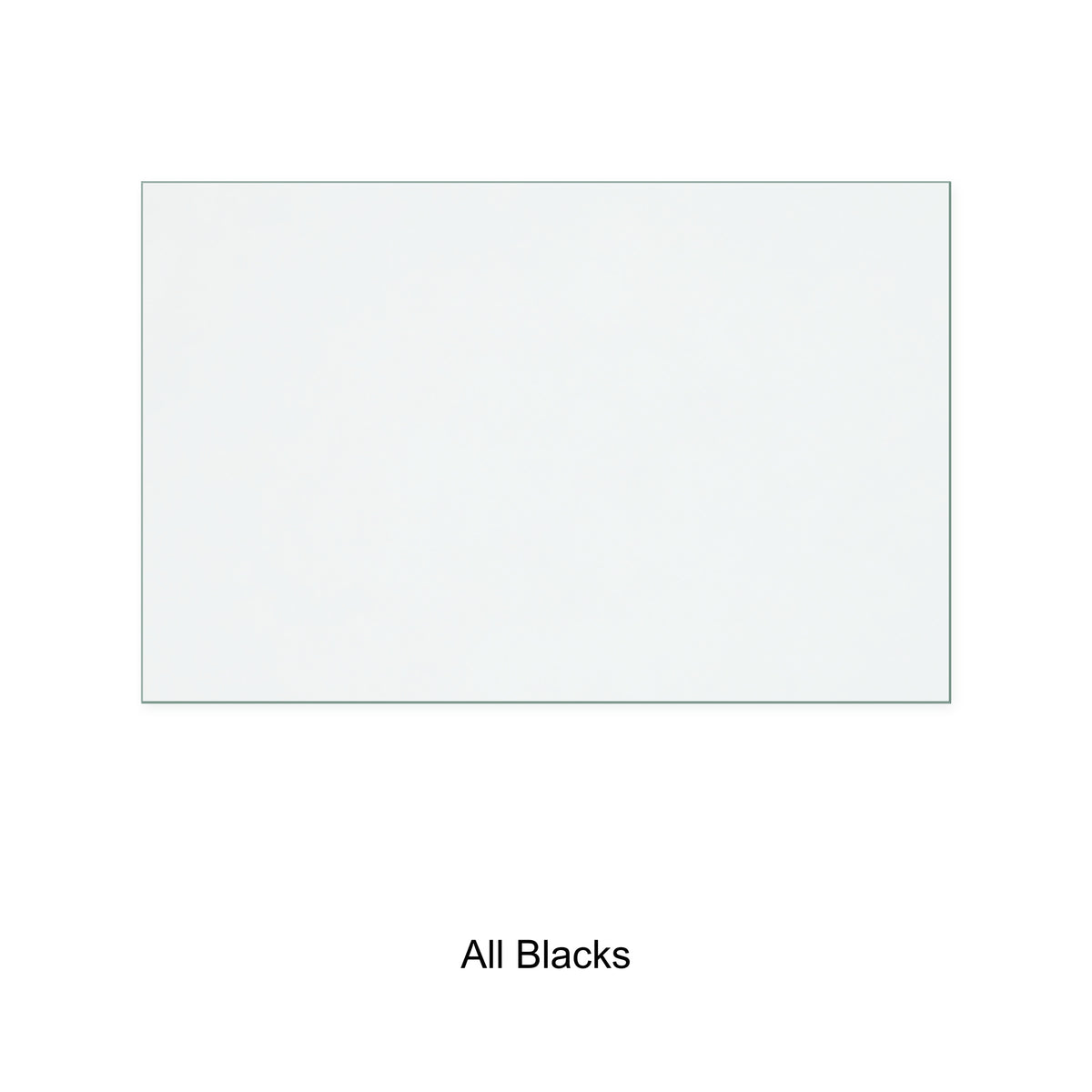 All Blacks Duck rectangular replacement stove glass