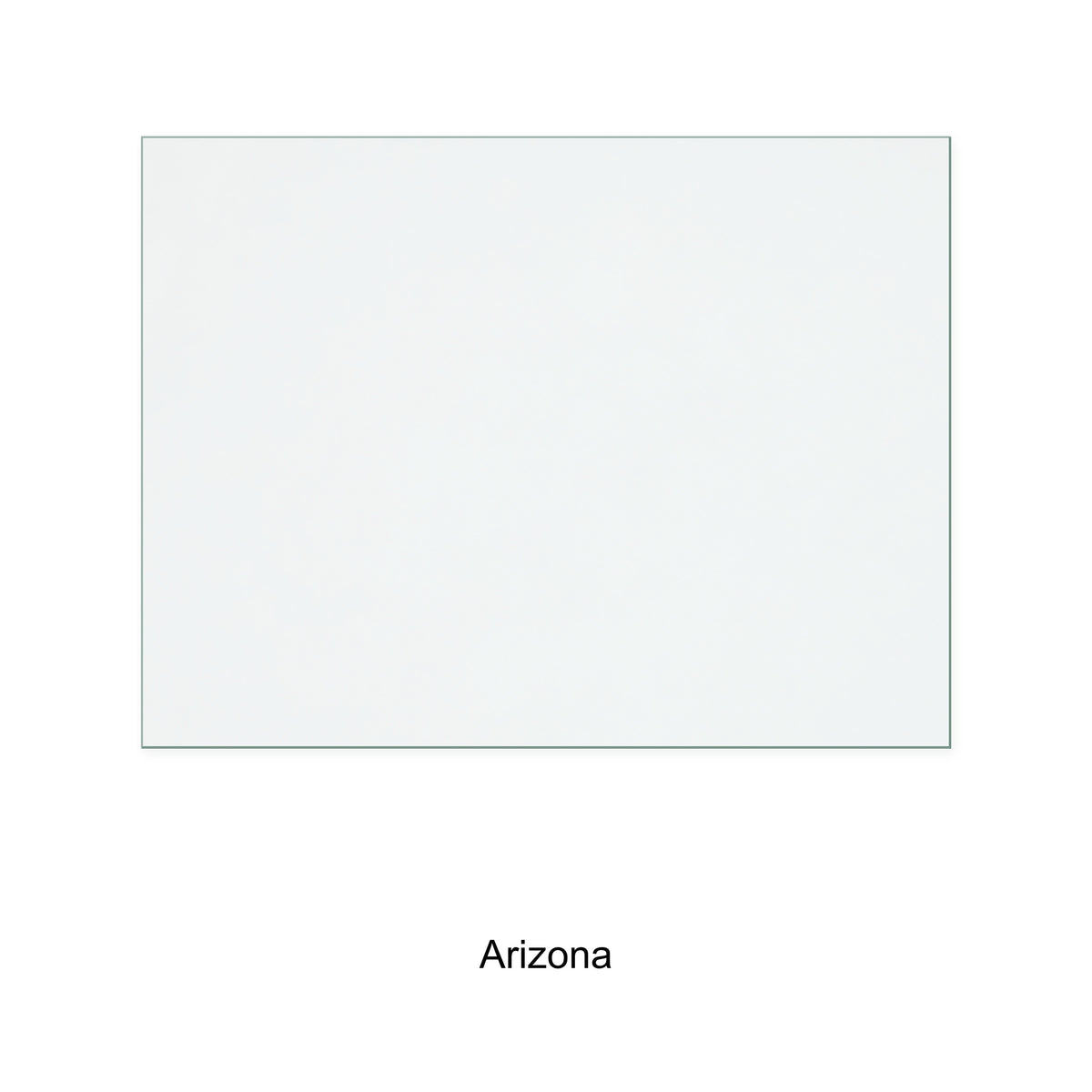 Arizona Montana replacement stove glass, rectangular