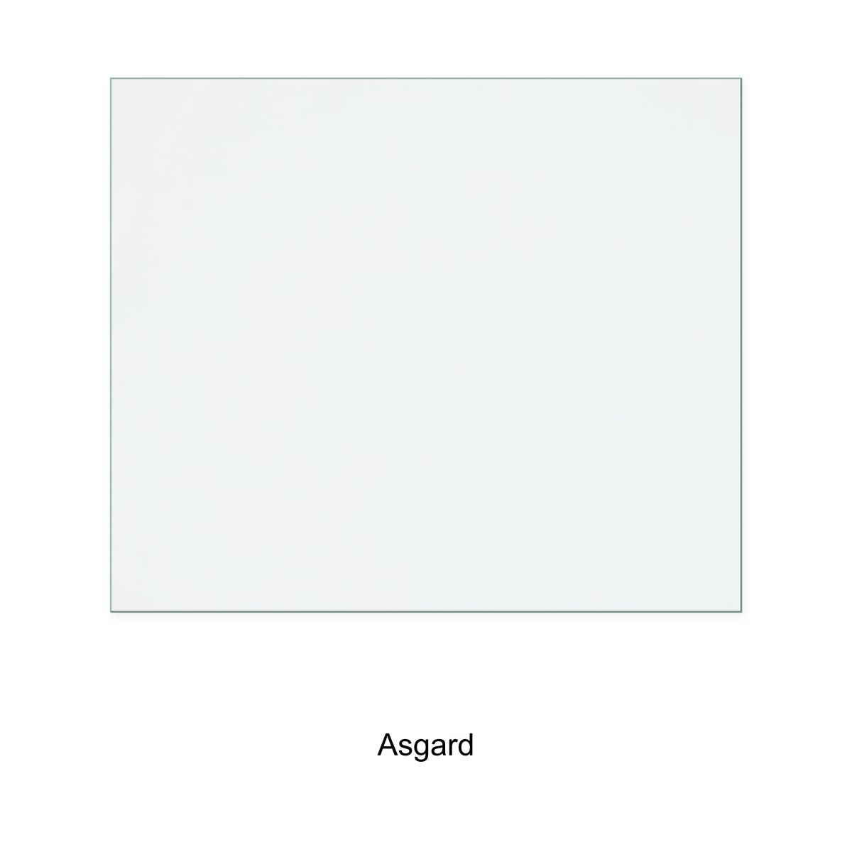 Asgard 1 replacement stove glass, rectangular