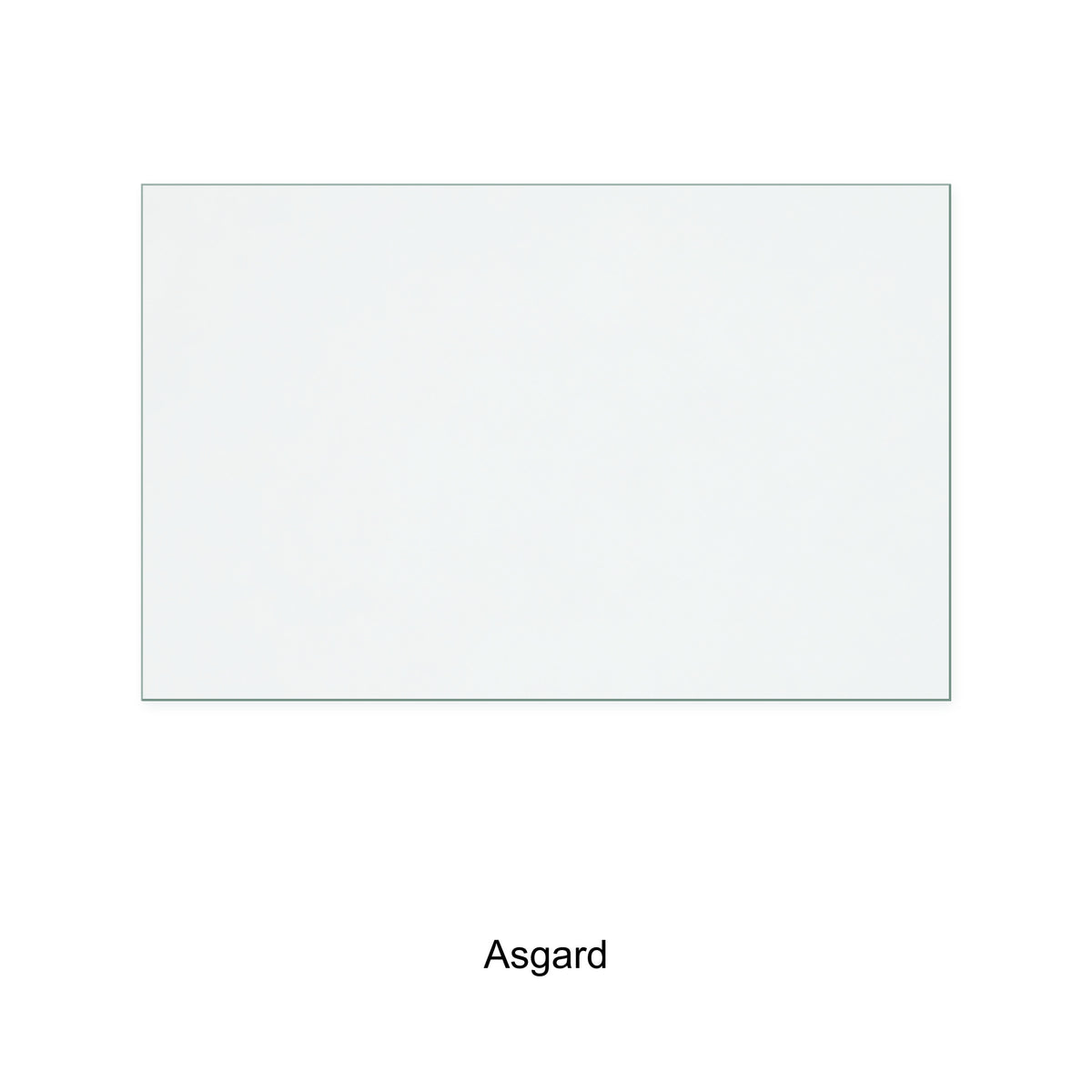 Asgard 4 replacement stove glass, rectangular