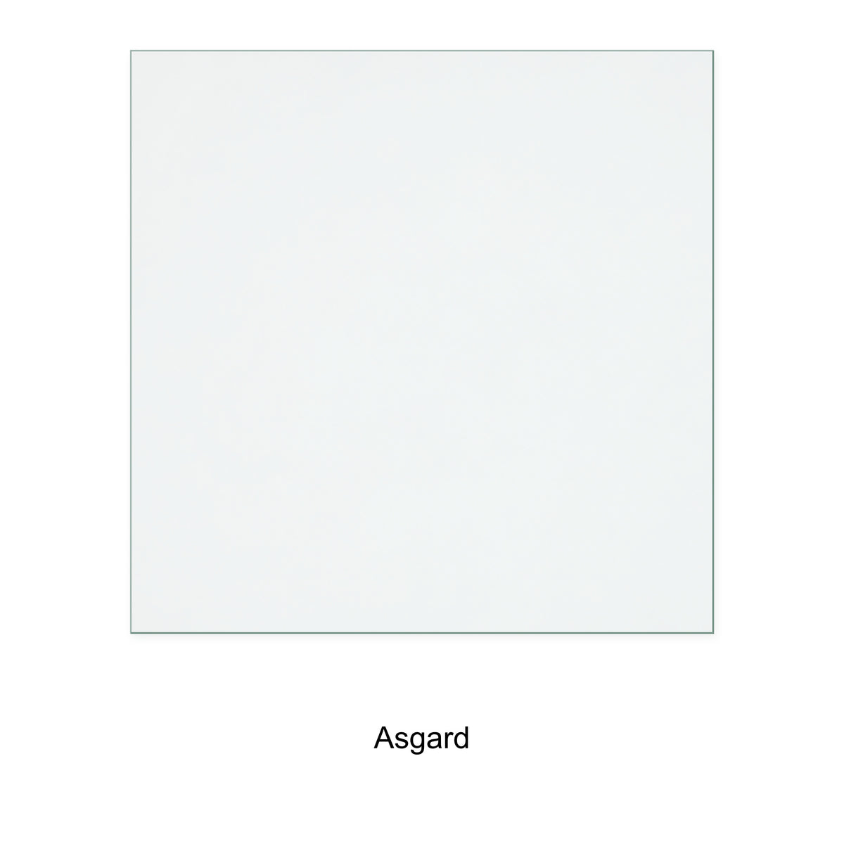 Asgard 6 replacement stove glass, square