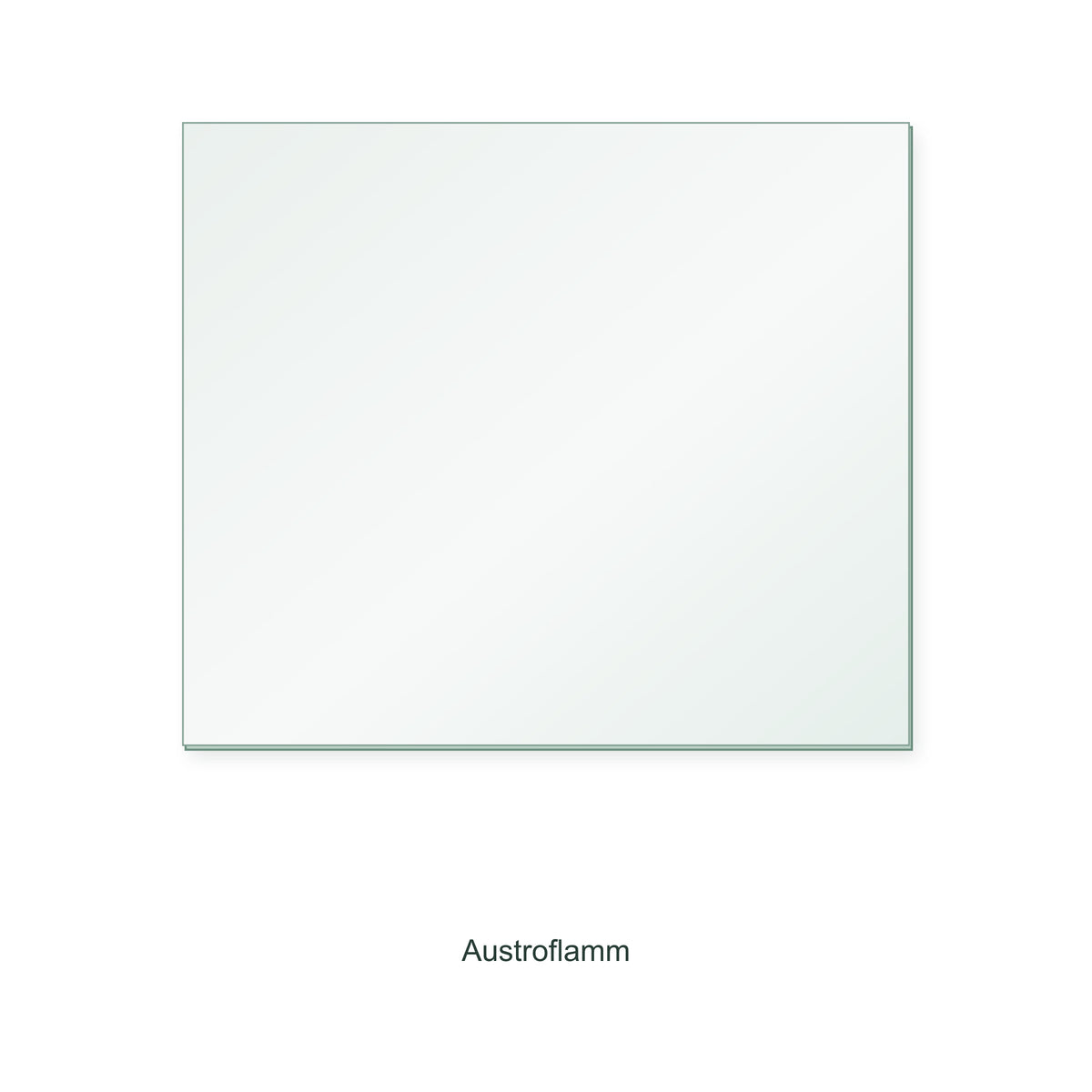 Austroflamm Chester Xtra replacement stove glass, rectangle