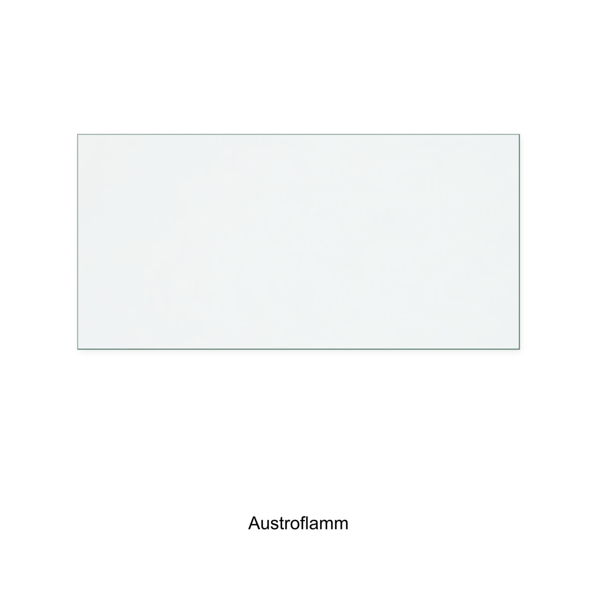 Austroflamm Tria replacement stove glass, rectangular