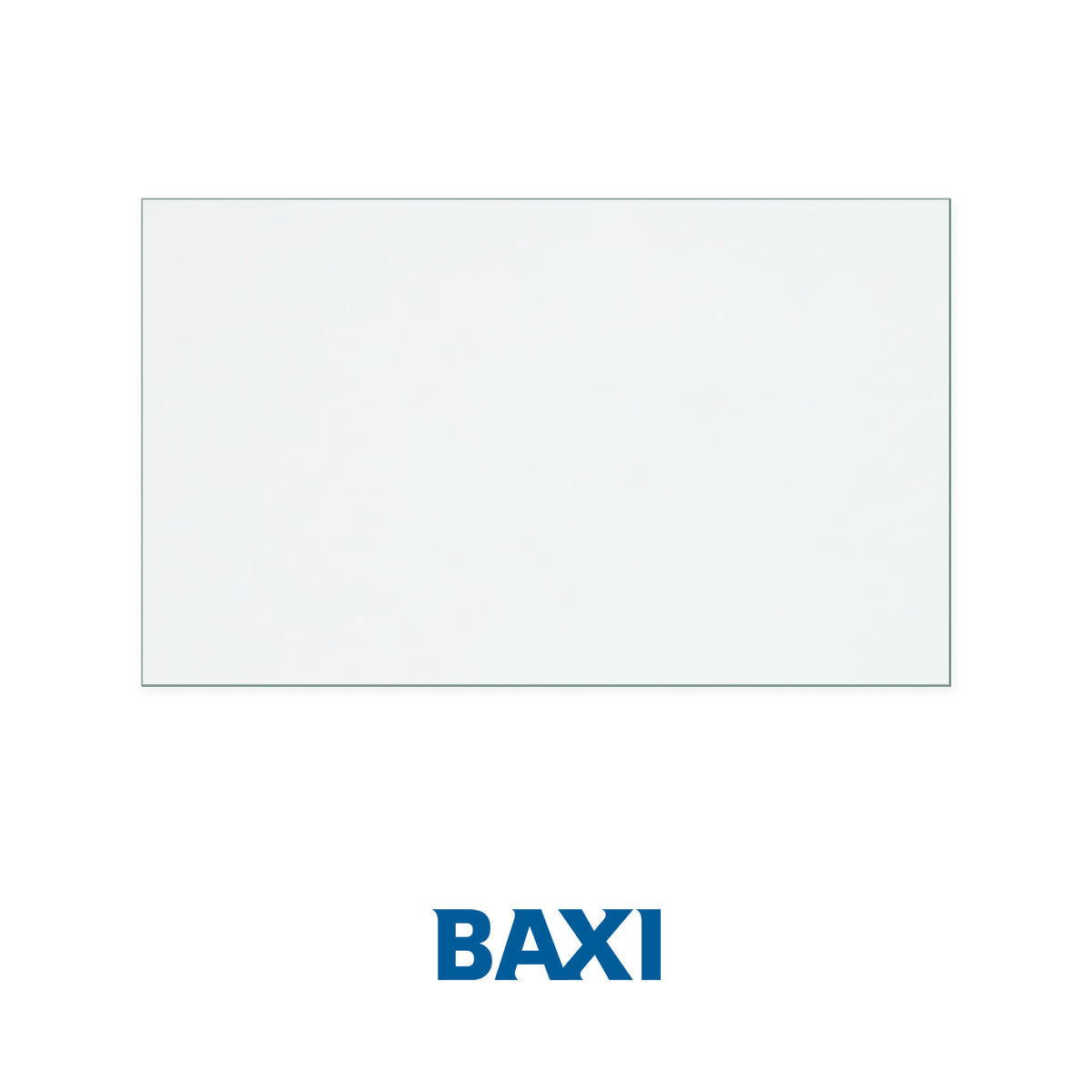 Baxi Baroq main replacement glass panel, 445 x 268 mm, 4 mm thick