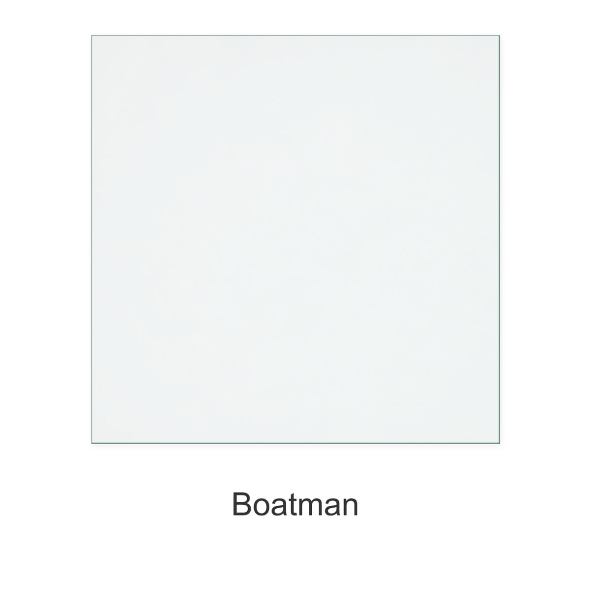 Boatman replacement stove glass, 168 mm high x 168 mm wide, 4 mm thick