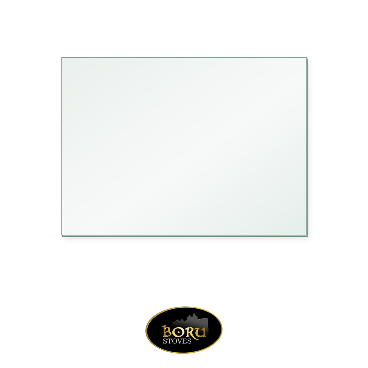 Boru Carraig Mor Double Sided Boiler (NEW) replacement stove glass, rectangle