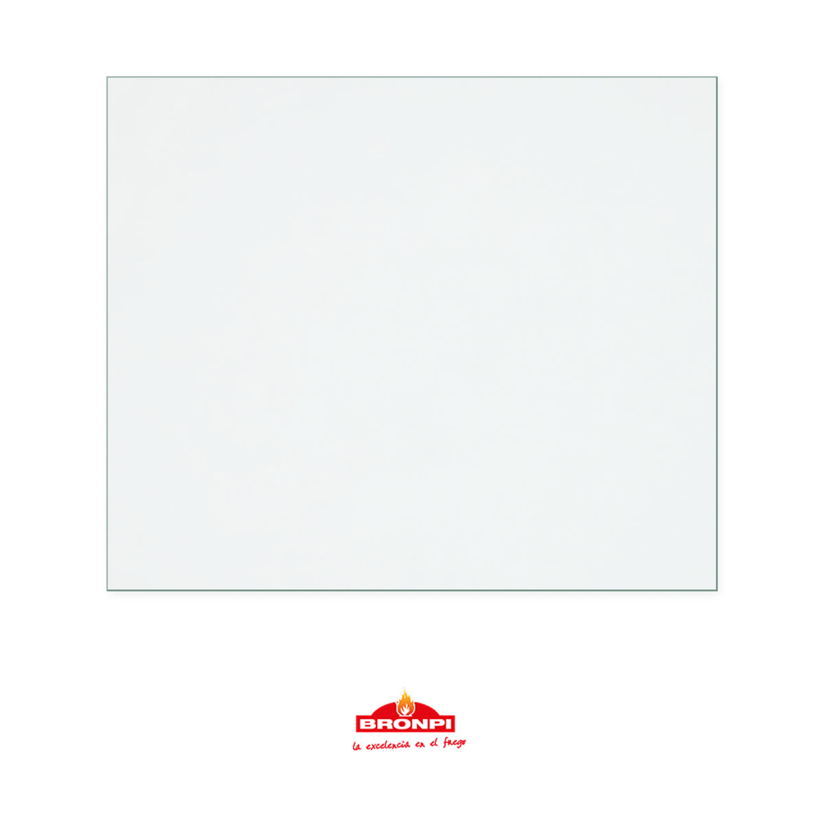 Bronpi Bury 14 (Side Glass) replacement stove glass, rectangular