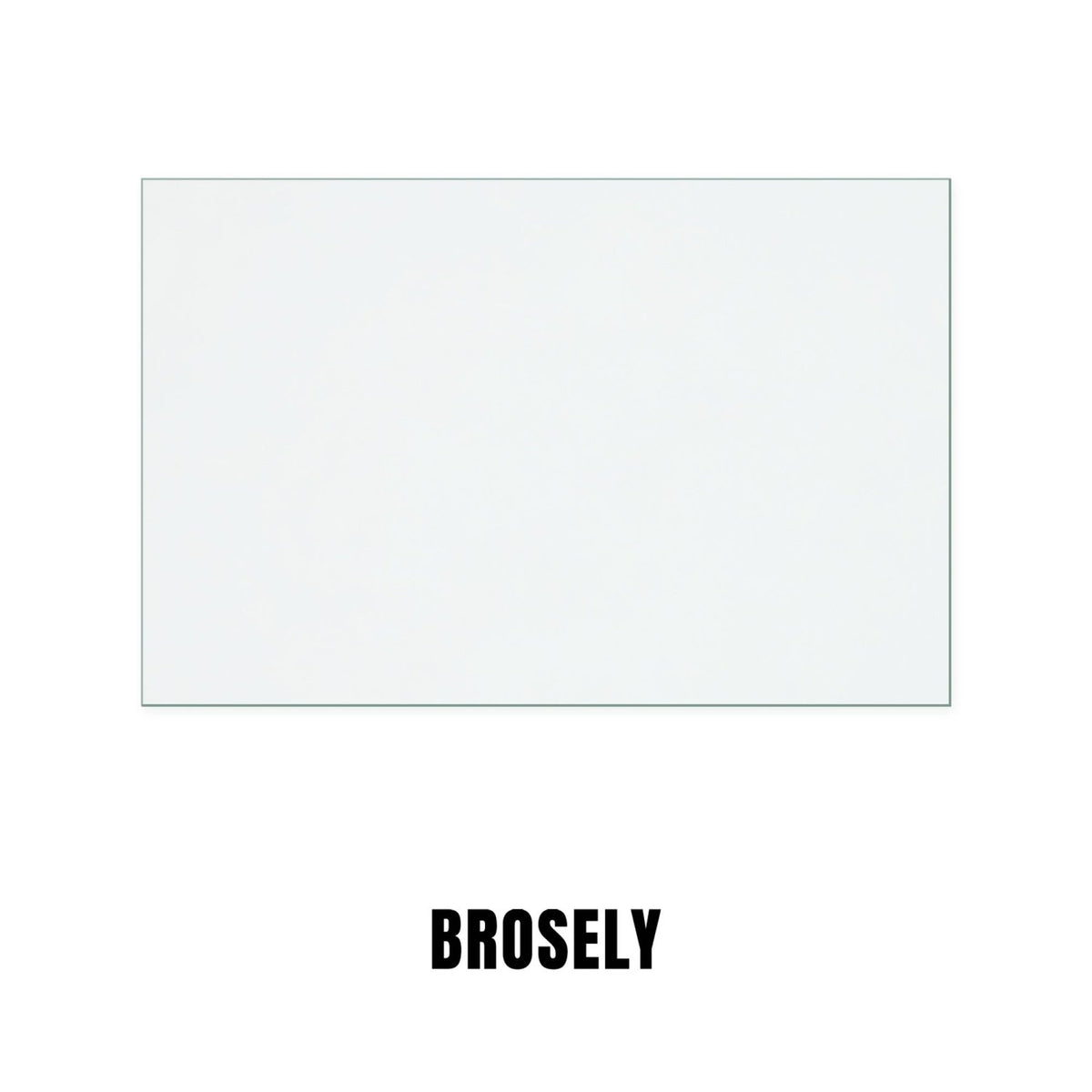 Broseley Stealth (Rear glass) Replacement Stove Glass - StoveSpareGlass