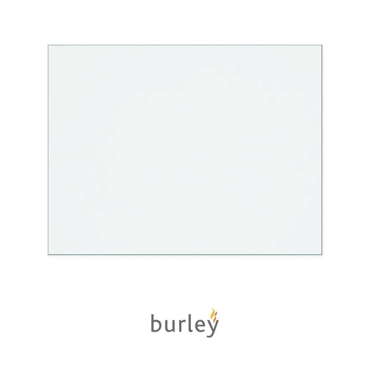 Burley Firecube 9308 replacement stove glass, rectangle