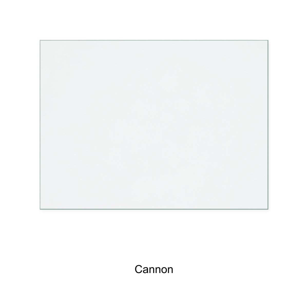 Cannon Coalridge (Balanced Flue Model) replacement stove glass, rectangle