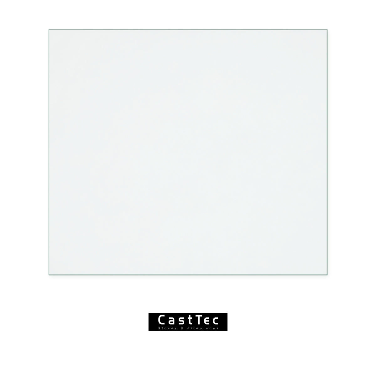 Cast Tec Cougar Inset replacement stove glass, rectangle