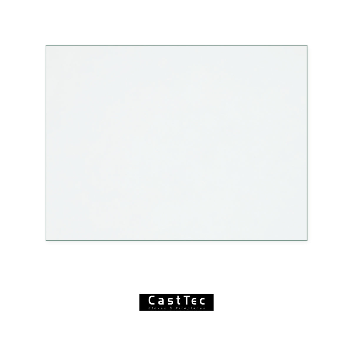 Cast Tec Horizon 7 replacement stove glass, rectangle