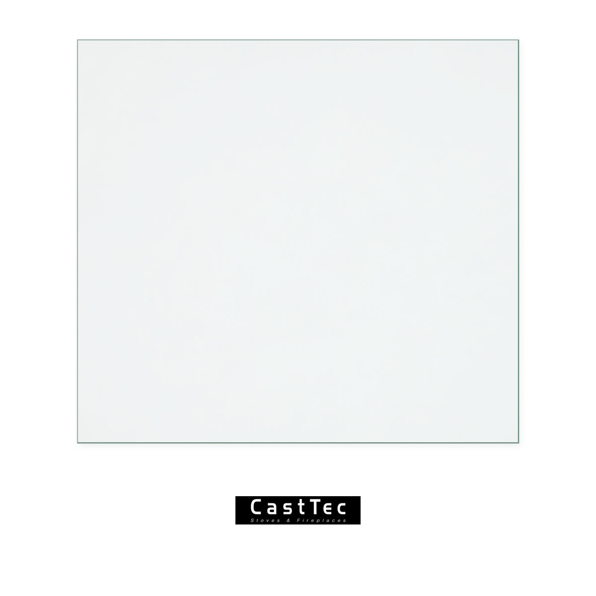 Cast Tec Puma 7 replacement stove glass, rectangle