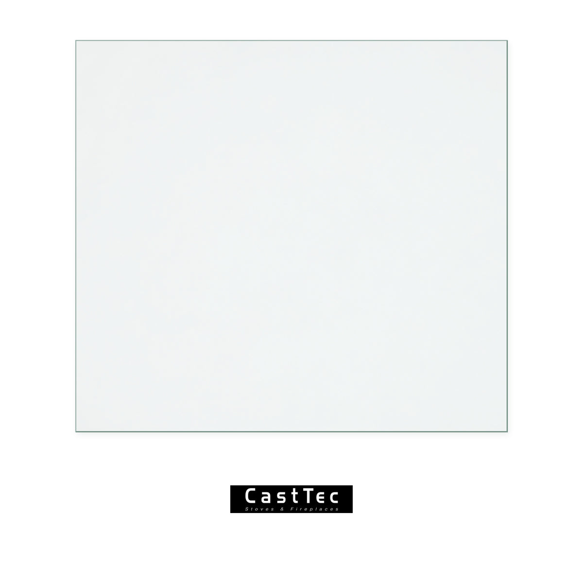Cast Tec Puma (PRE &amp; ECO) replacement stove glass, rectangle