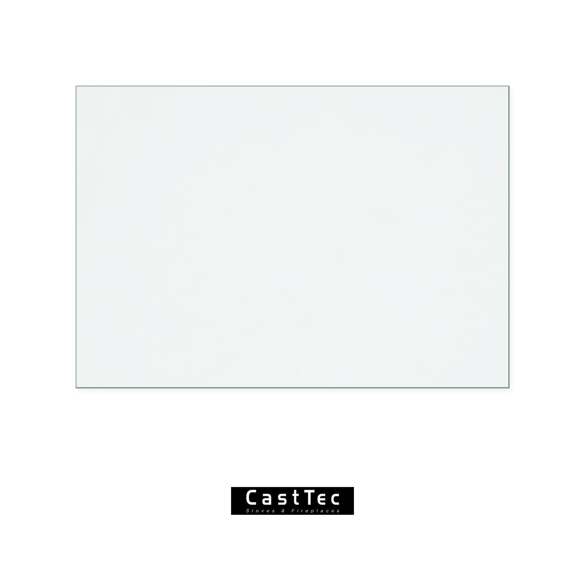 Cast Tec Solid Fuel Integra (396 x 276 mm) replacement stove glass, rectangle