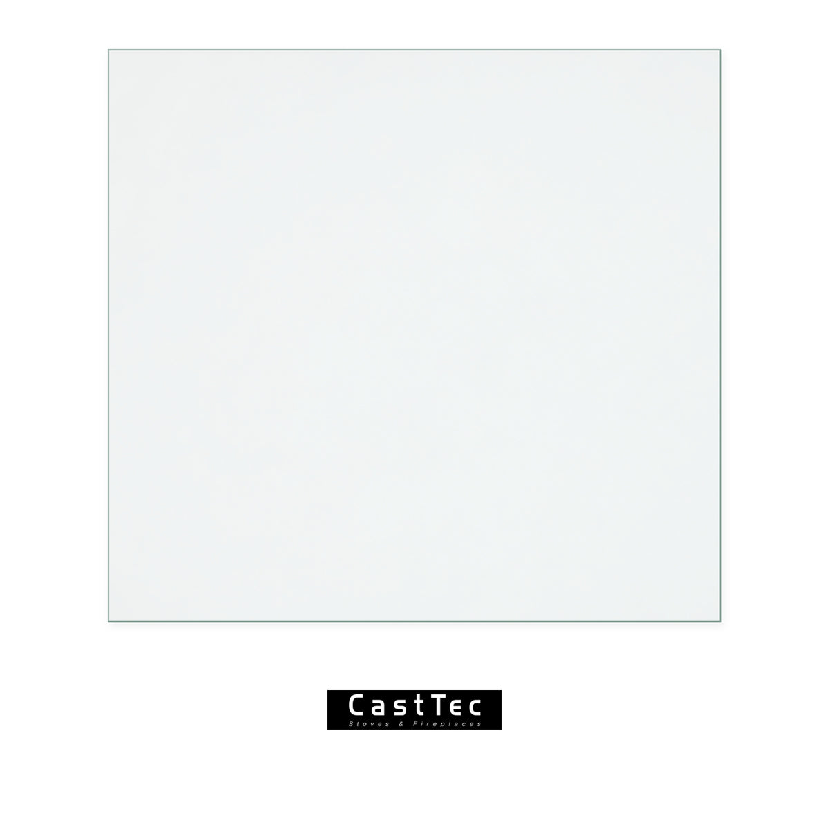 Cast Tec Titus replacement stove glass, rectangle