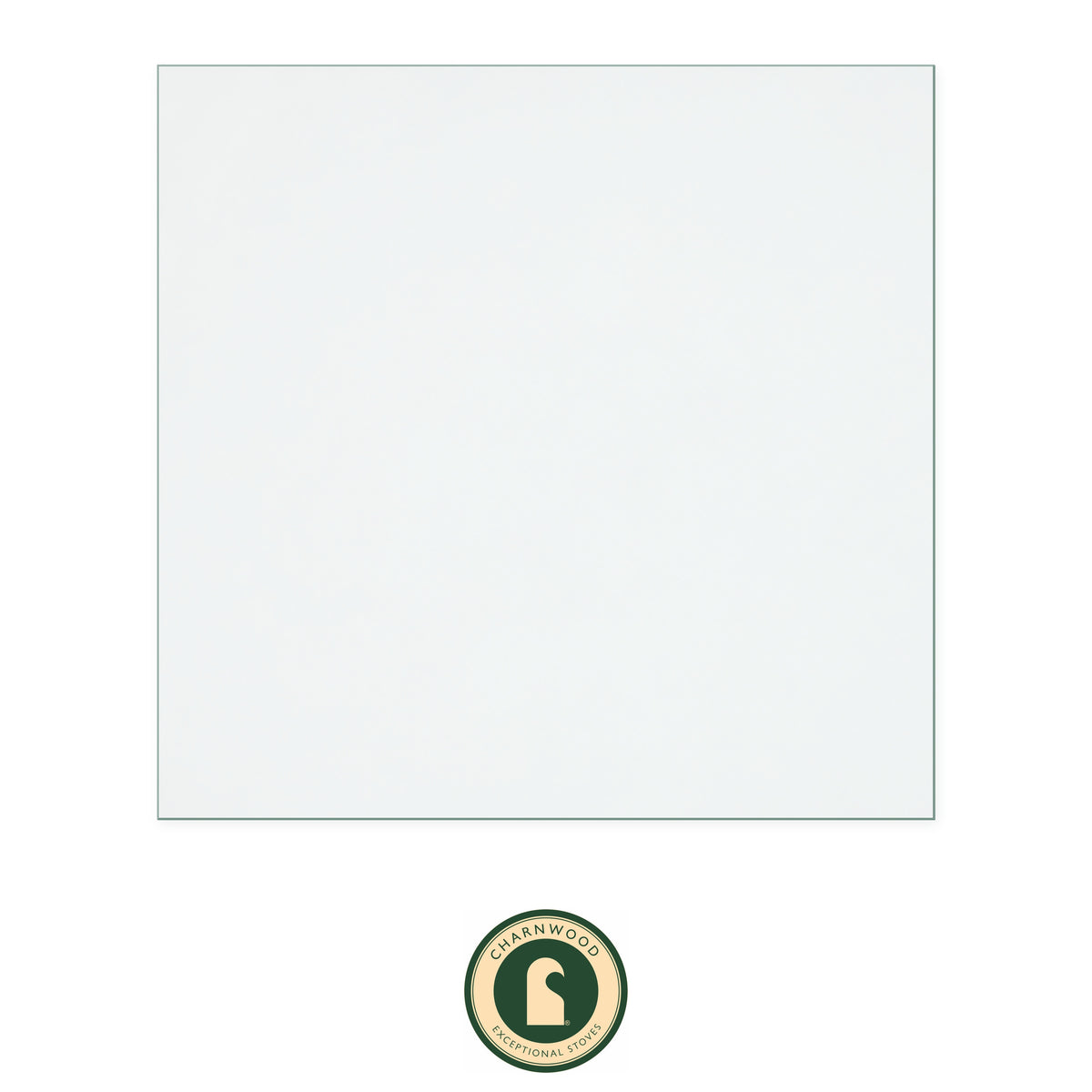 Charnwood CH replacement stove glass, 200 mm high x 206 mm wide